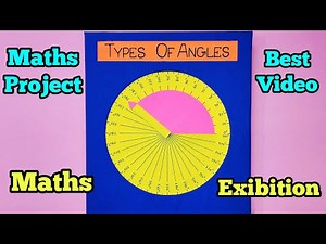 #Mathematics Angle Project#Types of Angles#Math Working Model#Angle Clock#maths project#maths model👍