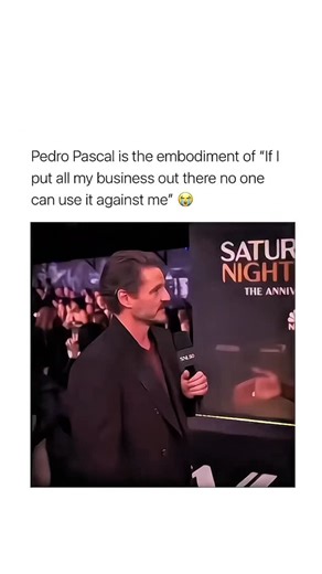 Globix on Instagram: "HE KNOWS EXACTLY WHAT HE'S DOING😭 Pedro Pascal had people talking after a standout moment at Saturday Night Live's 50th-anniversary celebration. During an interview on the red carpet, he casually stated, "I'm into submission" a remark he delivered with a knowing smile that only added to the moment. His effortless charm and self awareness made it instantly memorable. This isn't the first time Pascal has turned a simple comment into something unforgettable. Whether he's maki