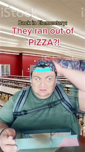 POV: The Lunch Lady Saved Your Life on Pizza Day! 🍕😭 #shorts