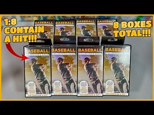 Collector's Edge Baseball Card Re-Packs! 1:8 Boxes Contain a Hit! 8 Boxes Total!
