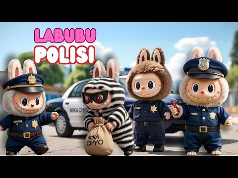 LAGU LABUBU JADI POLISI - LAGU ANAK INDONESIA #labubu #laguanakindonesia #laguedukasi