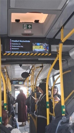 Bus Berlin | Ansage für M77 Friedhof Marienfelde