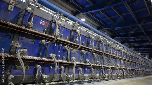 Roller Kiln for the Production of Ceramic Tiles. Industrial drying for ceramics. Industrial kilns for Ceramic Tiles. Modern roller kiln (tunnel furnace) for firing ceramic tiles and porcelain tiles.