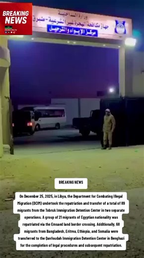 Libya Repatriates 89 Migrants in December 2025