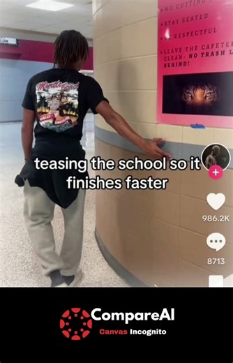 @thereel.guy | did you know canvas tracks your every move? Canvas has an activity log that genuinely snitches on you everytime you leave a quiz. CompareAI... | Instagram