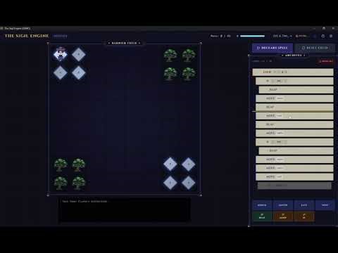 The Sigil Engine - Demo Gameplay (Level 6: Loop & If Commands)