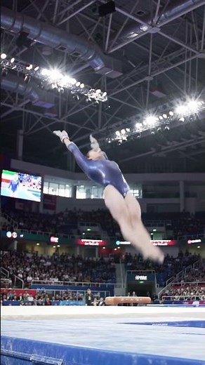 Unbelievable Gymnastics Routine on the Balance Beam 🔥 | Perfect Focus & Control!