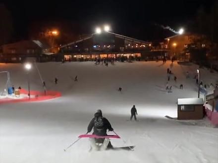 这是什么滑雪组合技？？（请勿轻易尝试）#滑雪