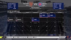 3.8K views · 65 reactions | You've stuck it out with us through 96 games of the virtual Mets on @MLBTheShow. With the real Mets getting ready to begin play soon, we're simulating all the way to the playoffs. The NLDS starts TONIGHT.  RECORD: 95-67 磊 NL East Champs ⏩ NLDS Opponent: Chicago Cubs | SNY | Facebook