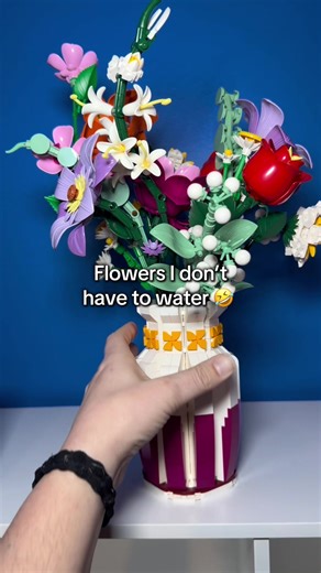 Create Beautiful Flower Bouquets with Building Blocks