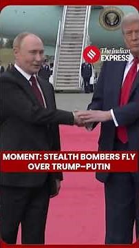 Trump-Putin Alaska Summit: Stealth Bombers Fly Over as Trump Greets Putin in Alaska