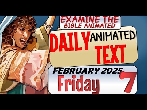 JW DAILY ANIMATED TEXT 🔵LIKE GOD-FEARING OBADIAH, BE COURAGEOUS✅ EXAMINE THE BIBLE ANIMATED