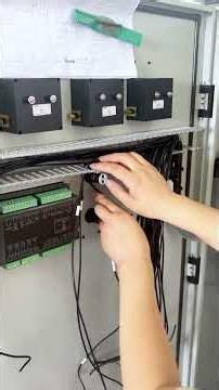 Low Voltage Power Distribution Cabinet wiring process.