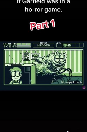 Creepy Garfield Horror Game Transformation | Lumpytouch Remix