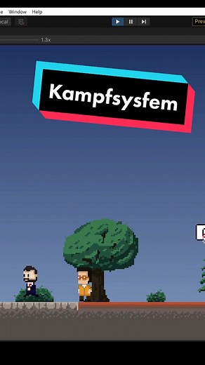 Kampfsysfem im @herranwalt Spiel #spiel #programmierung #spieleentwicklung #gamedev #spieleentwickler #game #unity3d #aseprite #pixel #pixelart #herranwalt