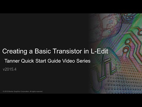 Creating a Basic Transistor in Tanner L-Edit