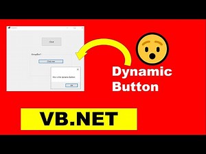 How to create dynamic button in Vb.net | dynamic button in vb.net