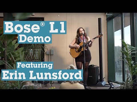 Bose® L1 Model II line array PA system product demo | Crutchfield video