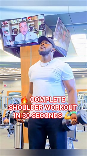 🔥 COMPLETE SHOULDER WORKOUT IN 30 SECONDS! 💪 #shorts