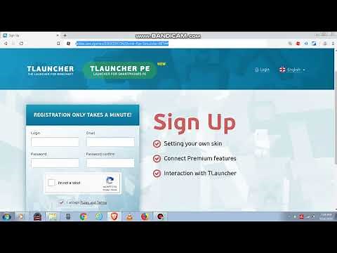 How to Sign up in TLauncher