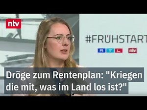 Dröge zum Rentenplan: "Kriegen die mit, was im Land los ist?" | ntv