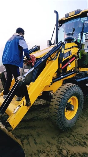 JCB Cleaning Work | Machine Washing & Maintenance #shorts