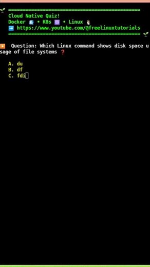 🐧 Linux command to view disk space usage of file systems