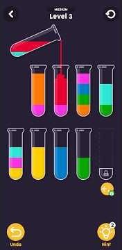 PLAYING WATER SORT GAME 🎮