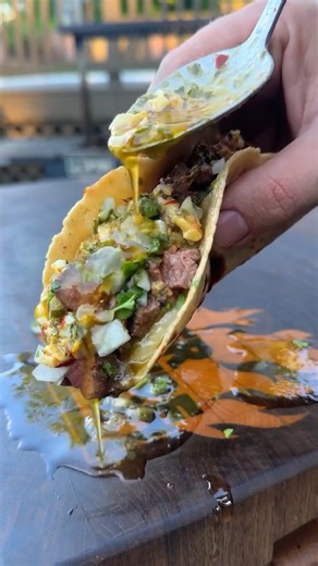 Steak tacos are my fav | Over The Fire Cooking by Derek Wolf