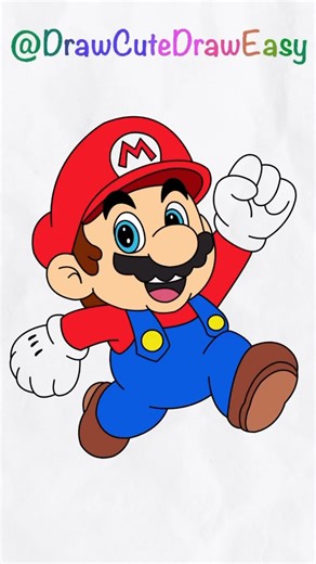 Super Mario 🍄✨ #supermario #mario #nintendo #mariobros #drawing Super Mario step by step 🍄✨