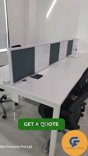 Transform Your Workspace with Modern Office Furniture | Credible Fitments