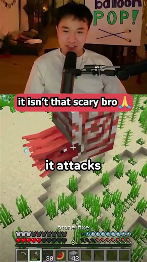 how did bro get scared 😭