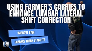 I'm interested to hear about your experiences and approaches to addressing lumbar lateral shifts in your patients. Specifically, do any of you incorporate unilateral farmer carries into your treatment plans to enhance correction of a lumbar lateral shift? I'm keen to understand the rationale behind your application, observed benefits, and any specific considerations (e.g., side of carry relative to the shift, load, repetitions, patient presentation) you've found effective. From a biomechanical p