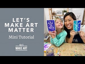 Let's Make Art Matter❄️Easy Watercolor Painting Lesson for Kids by Nicole Miyuki of Let's Make Art