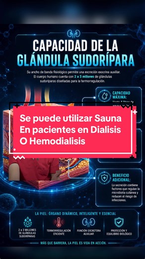 ¿Se puede usar sauna en pacientes con anuria o hemodiálisis?