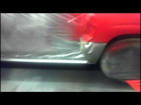 Two tone paint job on chevy silverado