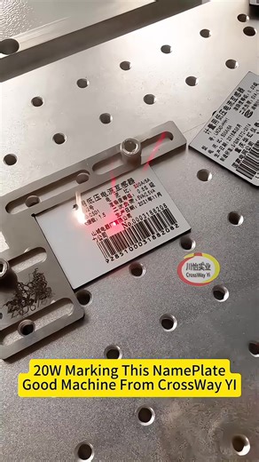 6.7K views · 62 reactions | CrossWay Yi 20W 30W 50W Standy Model fiber laser marking machine is suitable for DIY projects to mark plastic desks, as these machines offer precise, high-speed, and permanent marking on a variety of materials, including certain plastics and metals. Key features to look for include an enclosed design for safety, an air-cooling system for stable performance. https://www.crossway-industry.cn/goods-282.html | Mr Jeff From CrossWay Yi | Facebook