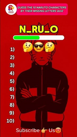 The Ultimate Naruto Quiz