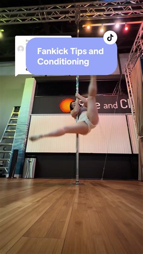 Replying to @Doni | Rollerskates sorry it’s delayed but this exercise definitely helps your fankick and keeping your legs straight! 🥰 #poledance #poletok #poleflow #poleconditioning #pdfankick