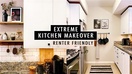 Kitchen makeover delivers budget friendly renter appropriate transformation results
