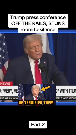 Trump press conference OFF THE RAILS, STUNS room to silence#trump #news #usa