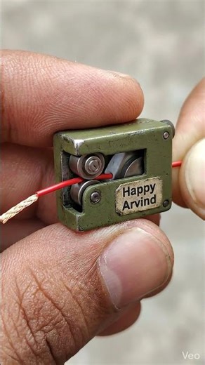 This Tiny Machine Strips Wire Perfectly ⚡