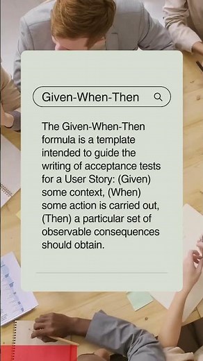 What is Given-When-Then in Project Management?