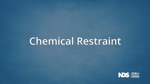 5.1 Chemical Restraint