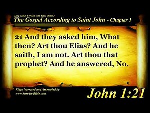 The Gospel of John Chapter 1 - Bible Book 43 - The Holy Bible KJV in HD 4K Audio Text