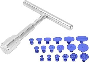 Dent Remover Kit, Wide Applications Dent Removal T Bar Hand Tool for Auto Body Damage Repair