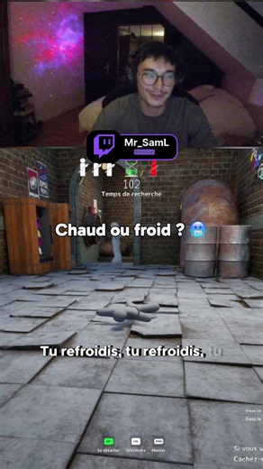 En live sur Twitch #mrsaml #mecchachameleon #TwitchFR #cachecache #gamingfr #Prophunt #Steam