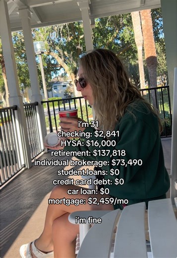 Nope, don’t share this to brag 👀 As someone who teaches financial literacy, it’s super important to me to be transparent about my own results. Paying off $50k of debt between student loans and a car - and saving six figures - took me nearly 10 years. If you want access to the exact budgeting tools I still use today, peep the link in my bio 🫶🏼 #budgeting #financetips #moneytok #personalfinance #savingmoney