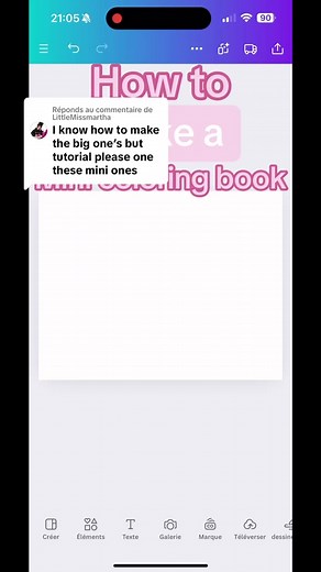 Create a Mini Coloring Book with Canva Tutorial