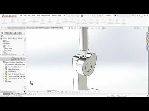 Assembly Mates and Cam Mate in SolidWorks 2017
